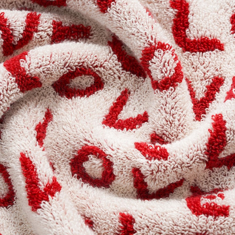 Leisofter Valentines Day Hand Towels for Bathroom(2 Pcs, 13" x