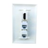 BUPLDET 1 HDMI and 2 CAT6 Ethernet Port Wall Plate