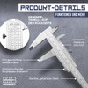 MIB Vernier Caliper with Locking Screw DIN 862 200 mm