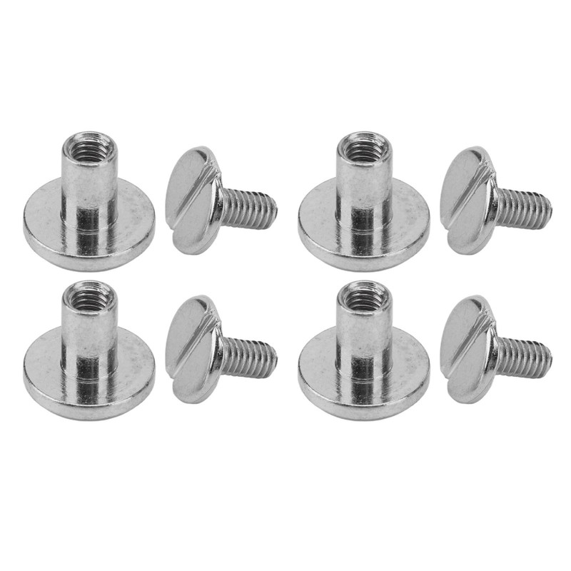 120 Sets Book Binding Screw 9x8mm Uniform Coating Color Lasting