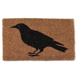 Abbott Collection 35-FWD-BI-841 Standing Crow Doormat, 18" x 30"