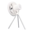 Tripod Desk Fan with Light USB Rechargeable Battery Operated 3