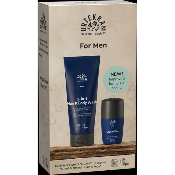 Urtekram Men Body Care Gift Box, 1 set