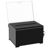 Acrylic Donation Box with Lock Clear Ballot Box with Removable