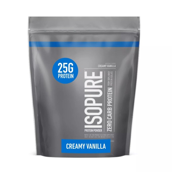 Isopure Creamy Vanilla Whey Isolate Protein Powder with Vitamin C