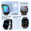Smartwatch FeipuQu FPR50 Negro 1.85" Resistente al Agua IP68 con