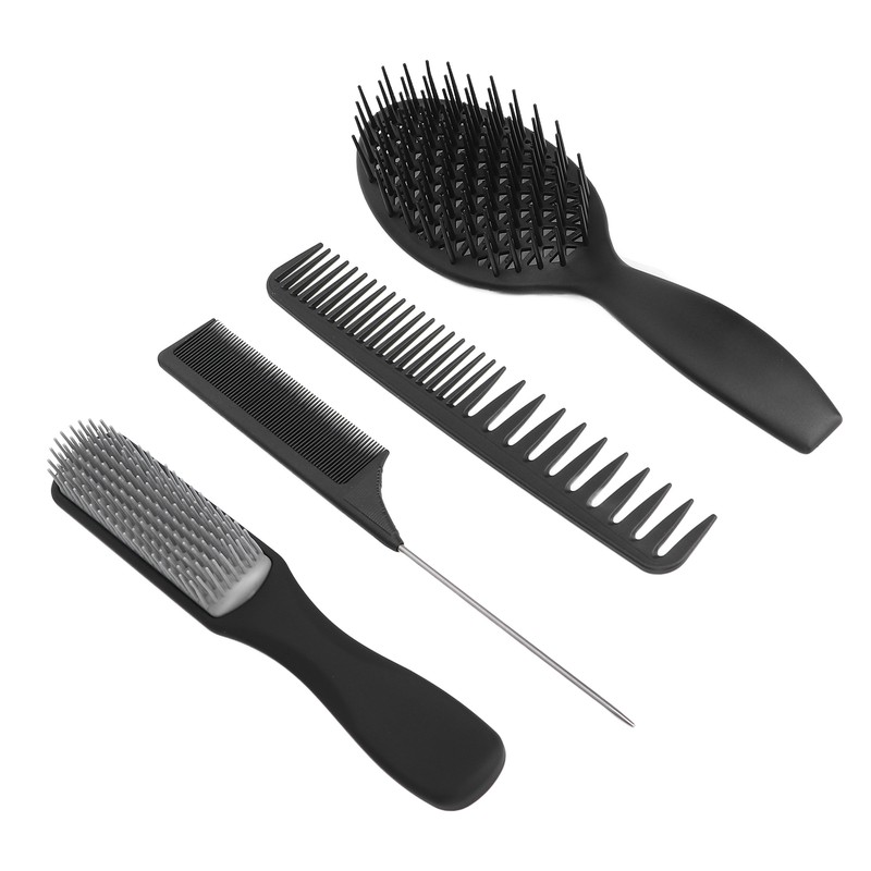 4pcs Multifunctional Hair Comb Set Tail Comb Tail Comb 9