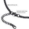 PROSTEEL Black Soccer American Football Necklaces Pendant Chain Stainless Steel