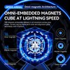 GAN 460 M V2, 4x4 Speed Cube Magnetic Speedcube Dual-Layer