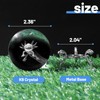 3D Axolotl Crystal Ball with Stand Lase Engraved Glass Sphere