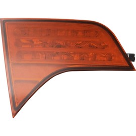 knaricas 2 Set of - Tail Light Halogen Driver Inner Side Red Lens Trunk Mounted for Honda for Civic DX/EX//Hybrid/LX 06-11 & Si 07-11 & DX-G 08-11 & Sport 09-10 & EX-L/Hybrid-L/LX-S 09-11,Fit Testing