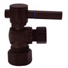Westbrass 1/4-Turn Lever Handle Angle Stop, 5/8" OD x 3/8"