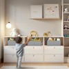 DIMJ Closet Storage Bins 8 Pack - Fabric Storage Baskets