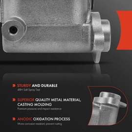 A-Premium Brake Master Cylinder with Reservoir and Cap Compatible with Chevy and GMC Vehicles - C60 1980-1985, C6000, C70, C7000 1980-1985