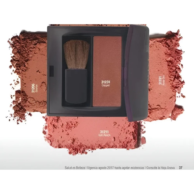 Rubor En Polvo Jafra Elige Tu Favorito 3.8g Bronze