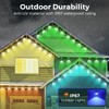 eaves light,Permanent Outdoor Lights 100ft, Smart RGB IC Eaves Lights