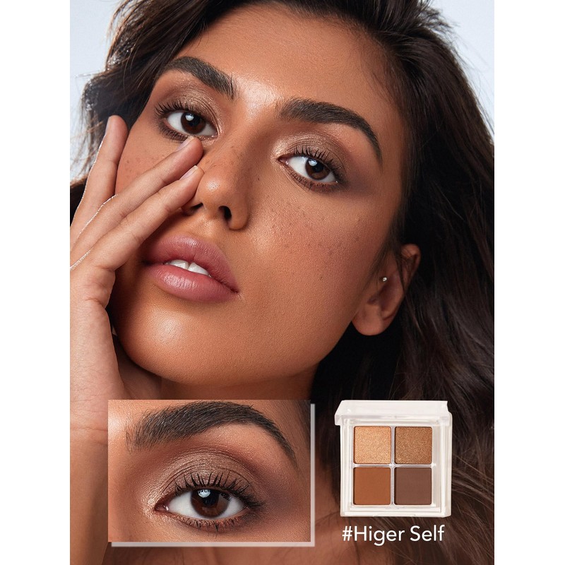SHEGLAM Cosmic Crystal Eyeshadow Quad 4-Color Matte Glitter Eyeshadow Palette