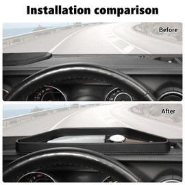 Voodonala for Jeep Wrangler JL JLU JT Center Console Dash Storage Tray Compatible with Jeep Wrangler JL JLU Gladiator 4XE 392 2018-2024 2&4Doors