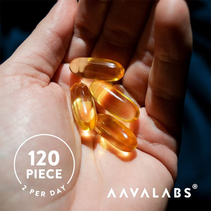 AAVALABS Omega 3 Fish Oil 2000mg per Daily dose (2