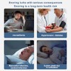 FDEETY Anti Snoring Chin Strap Prevent Snoring Stopper Sleep Apnea