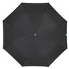 PERLETTI Black Men's Automatic Umbrella with Pattern - Windproof Pocket