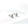 AeraVida Sterling Silver Sea Turtle Post Stud Earrings | Everyday