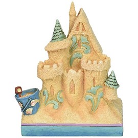 Enesco Jim Shore Heartwood Creek Mini Sand Castle Stone Resin Figurine