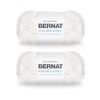 Bernat Handicrafter Cotton Off White Yarn - 2 Pack of