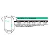 inktastic 20 Sided White Dice Baby Bodysuit Newborn Charcoal Grey