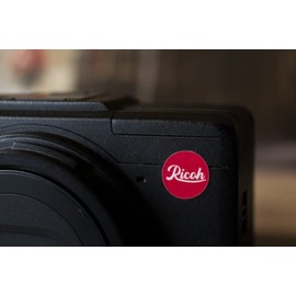 3X EppoBrand Red & Black Sticker for Ricoh GR Digital I II III 1 2 3 x Street Edition Leica M Digital & Analog Camera (Red)