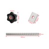 Pamtns Pack of 18 T-Rail Sliding Nuts M8 Set T-Track