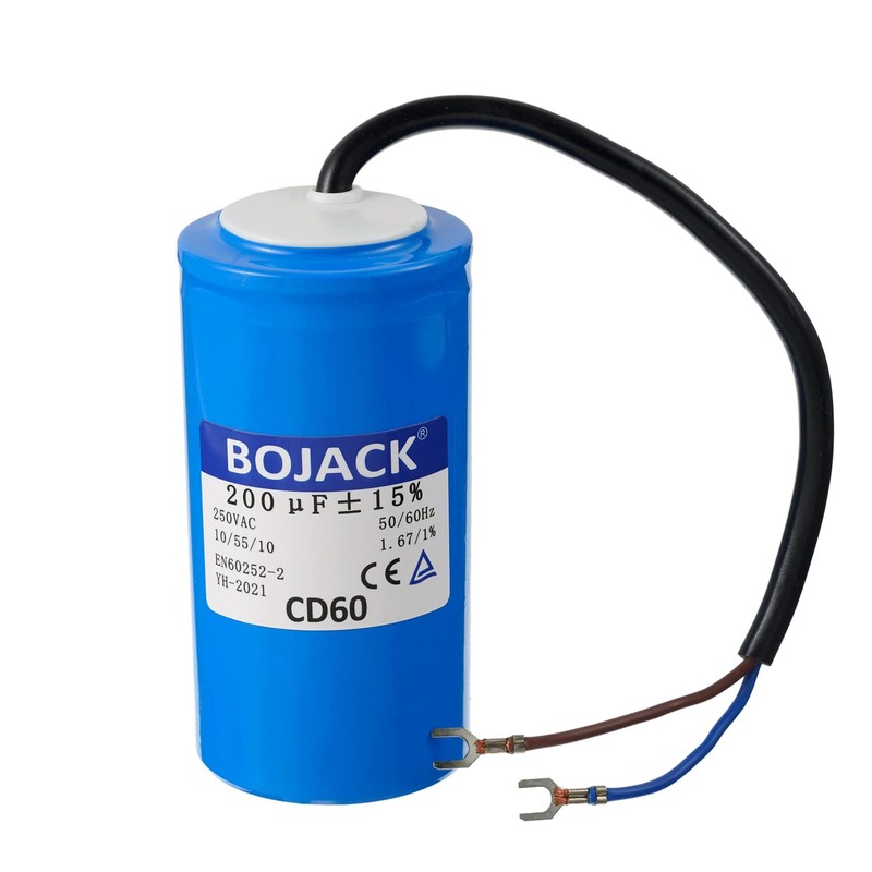 BOJACK 200 uF 250 V AC 200 MFD CD60 Start