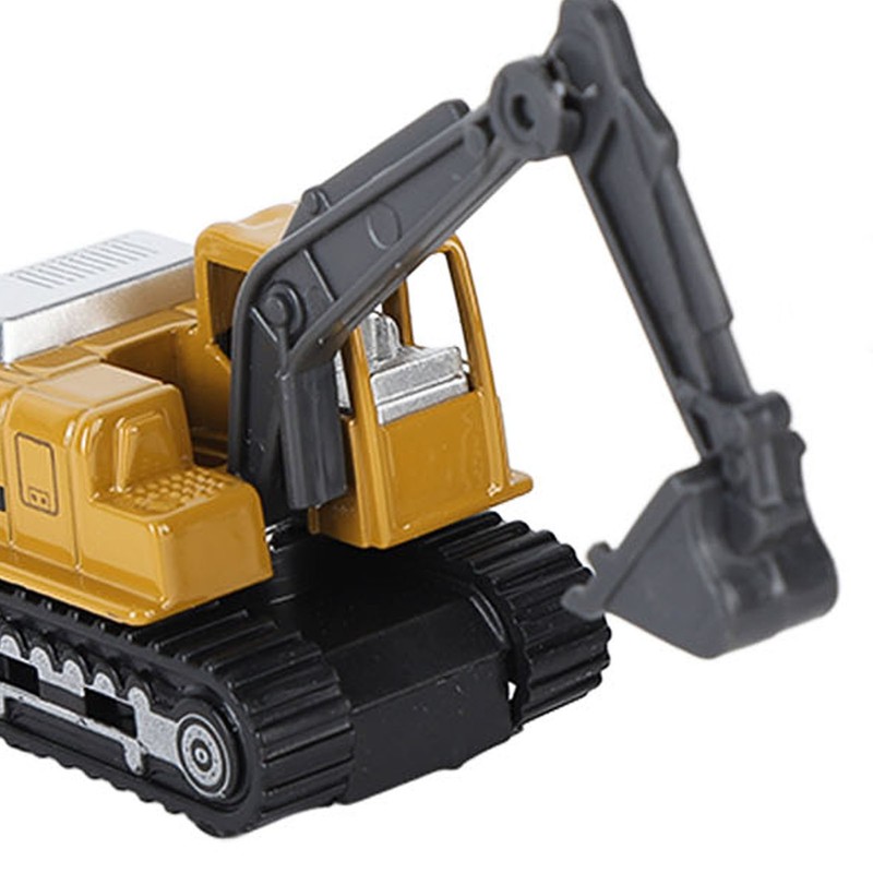 6pcs 1:64 Construction Vehicle Toy Mini Decoration Alloy Construction Vehicle