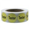 Hybsk Clear Cosmetic Tester Labels 20mm Round Total 500 Per