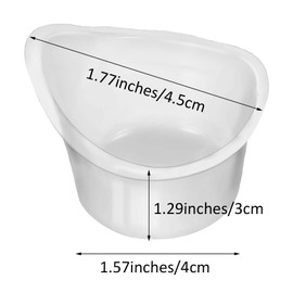 200 Pcs 5ml Eye Wash Cup Disposable Small Plastic Measuring Eye Care Cups Portable Eyewash Cleansing Cups for Eyeball Rinse Flush Bath Washer Solution Household