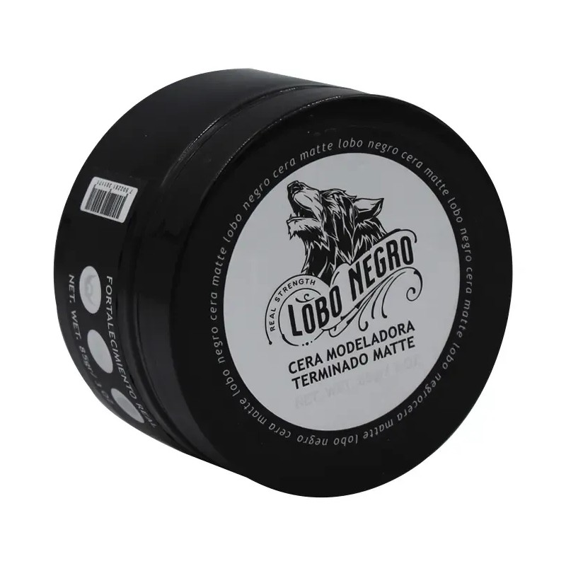 Cera Efecto Mate Cabello, Barba Y Bigote 85g Lobo Negro
