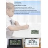 Kernfde Travel Alarm Clock Battery Powered,Alarm Clocks for Bedrooms,Small Digital