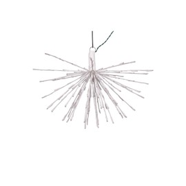 Vickerman 160Lt x 24" White Starburst Pure White 5mm Twinkle LED Lights.