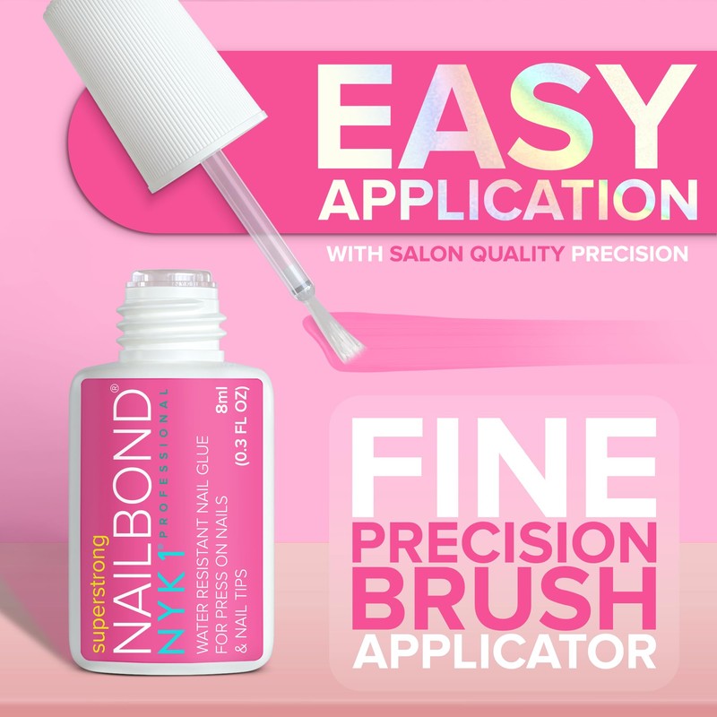 Super Strong Nail Glue for Press On Nails, Nail Tips