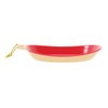 CHUMS CH62-1732-B053-00 Camper Curry Plate, Beige/Red, 10.2 x 6.7 x