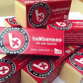 BEXTREME - Eco Wax Pad Waxed Snowboard and Ski Sole 50 g 10 Waxed Maintenance Table Snow Skis Block Wax Eco Universal Organic Vegetable Nzero Vola