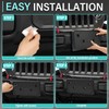 GRUOIZ Quick Install Front License Plate Holder Compatible with Jeep