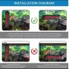 Buinto Aquarium Heater, 1200W Fish Tank Heater, Double Tube Heating
