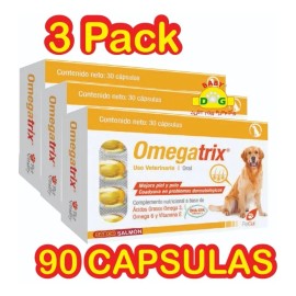 Omegatrix Suplemento Nutricional P/perro 3 Pack Omegas 3y6