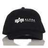 ALPHA INDUSTRIES Unisex Alpha Cap Baseball Cap, black