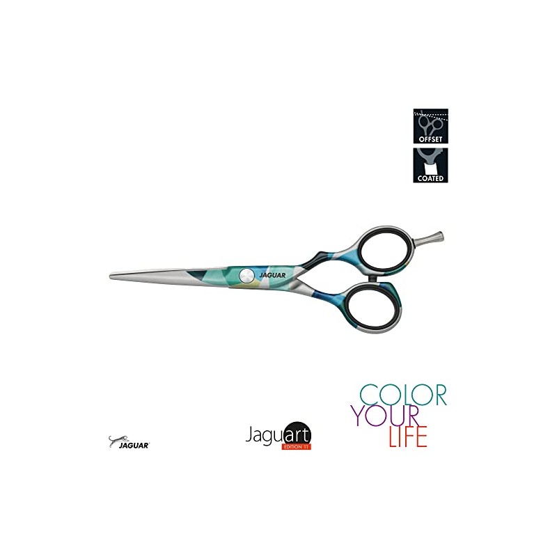 JAGUAR JaguART IN MOTION 5.5 Inch Hairdressing Scissors Offset Design