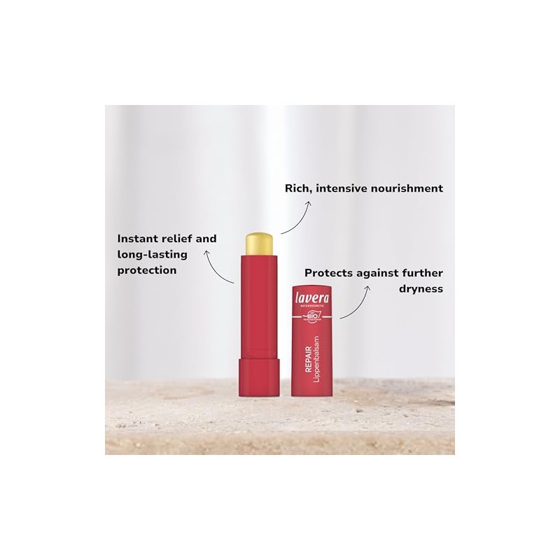 lavera Repair Lip Balm - immediate relief – protects against