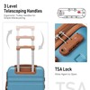 LONG VACATION Luggage Set 3 Piece Set Luggage ABS Carry