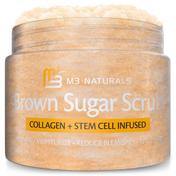 Himalayan Salt Scrub Face Foot & Body Exfoliator Infused with Collagen and Stem Cell Natural ExfoliatingBody Scrub for Toning Skin Cellulite Skin Care Body Exfoliant (Superfood Scrub)