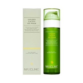 Max Clinic Oil Foam Cleansing Golden Cactus Large Capacity 110g 1ea / 맥스클리닉 오일 폼 클렌징 골든 선인장 대용량 110g 1개